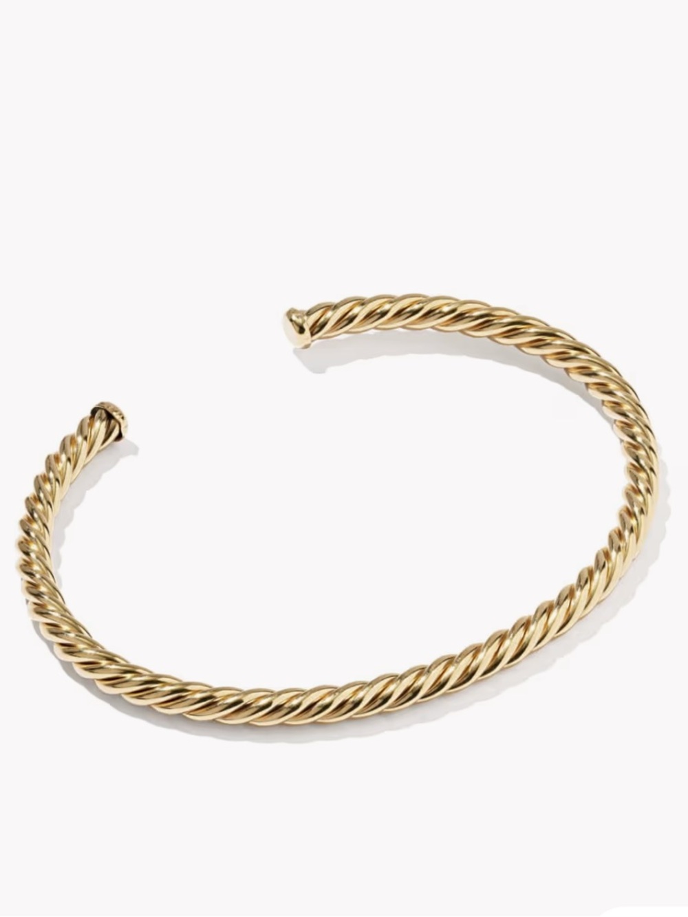 NWT Kendra Scott Victoria Large Twist 14k Gold-Filled Cuff Bracelet, size S/M